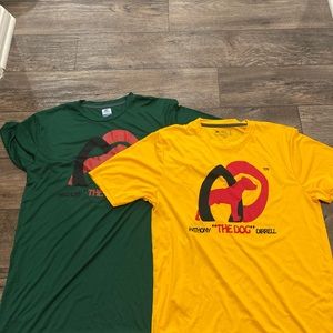 2 Russell DriFit Athletic Shirts